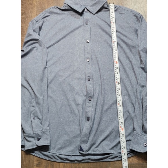 UNTUCKit Other - UNTUCKit Perf Tee BD Storm Button Up Shirt XX Large Long Sleeve Regular‎ Fit